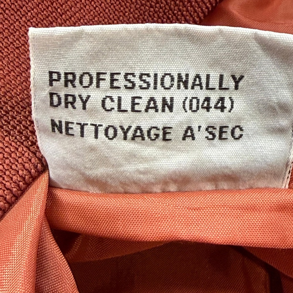 Members Only Racer Jacket Mens 40 Rust Vintage 80s Europe Craft Bomber - Picture 5 of 15